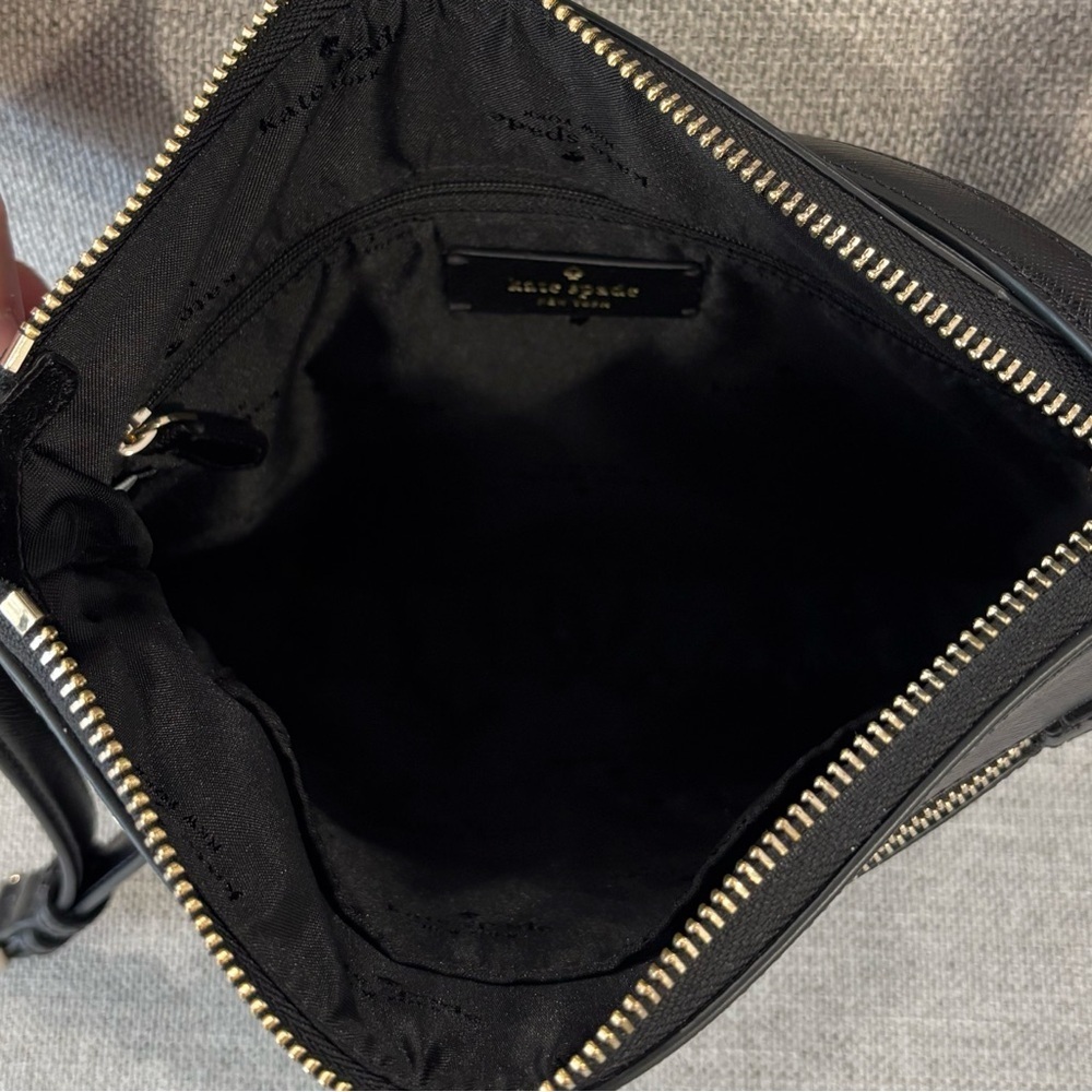 Kate Spade Sadie Crossbody Bag Purse In Black - Picture 8 of 10